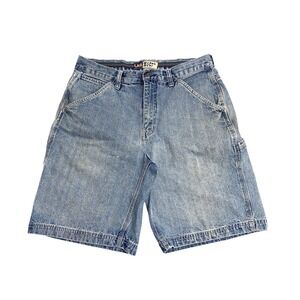 Y2K Urban Star Denim Carpenter Shorts